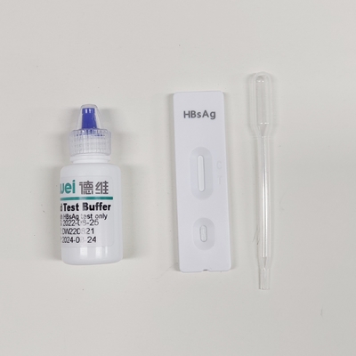 One Step Hepatitis B Surface Antigen HBsAg Colloidal Gold Rapid Test Srtip Cassette